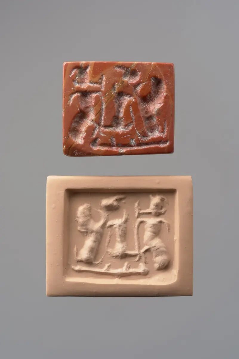 Rechteckige Siegelplatte