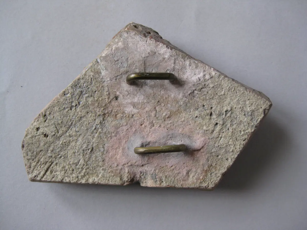 Fragment einer Nillandschaft: Kahnschiffer