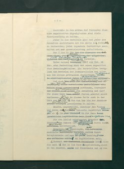 Dienstbestimmungen für das Aufsichtspersonal in den Sammlungen mit Anmerkungen und Korrekturen
