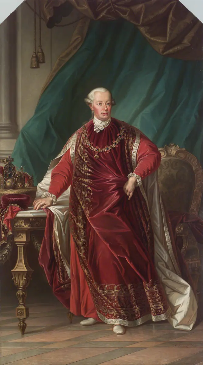 Kaiser Leopold II. (1747-1792) im Toisonornat