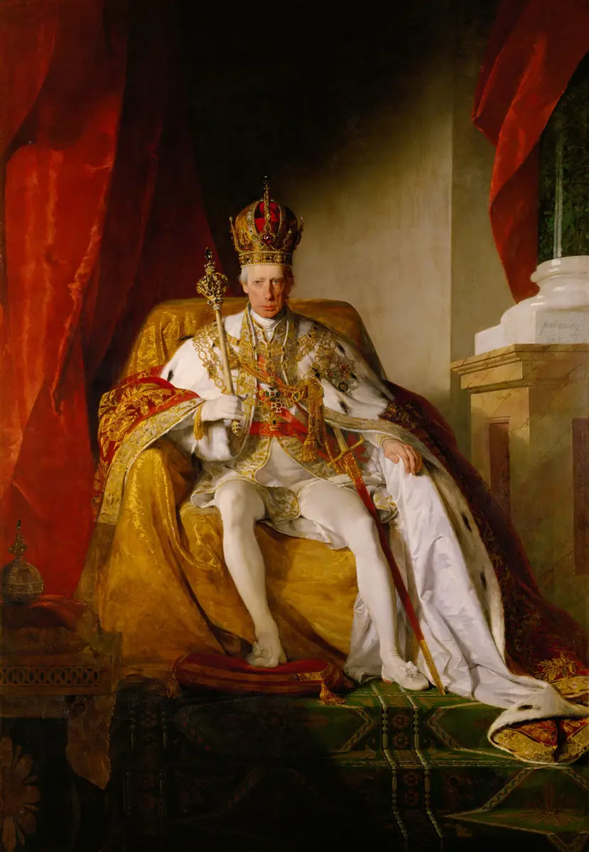 Kaiser Franz I. (II.) (1768-1835) von Österreich im österreichischen Kaiserornat