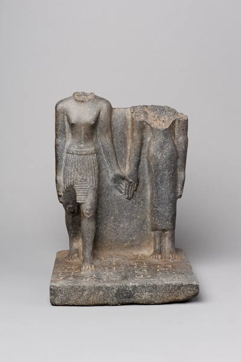 Statuengruppe des Nefer-heb und der Dedet-nebu