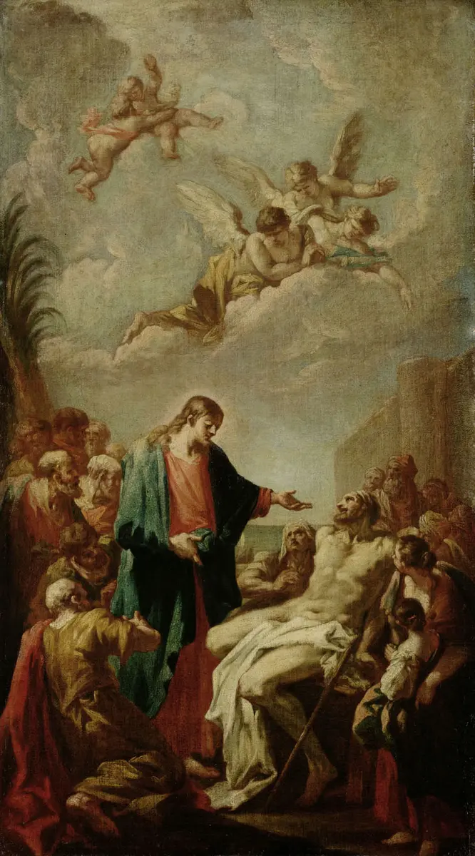Christus heilt den Gichtbrüchigen