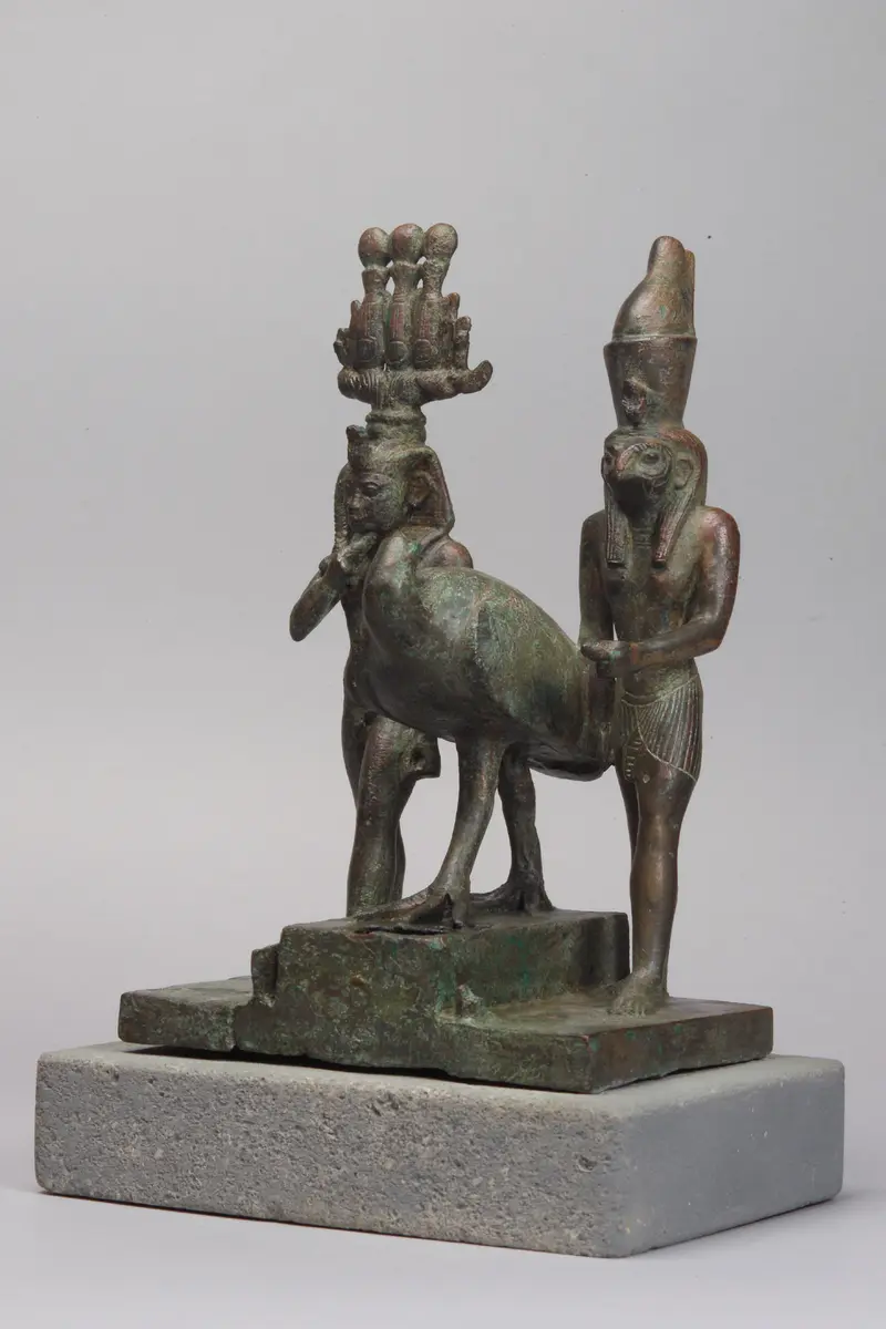 Harpokrates mit Horus und Ibis