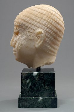 Kopf einer Statue des Ba-ba-ef