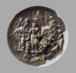 Silberschale mit Allegorie der Fruchtbarkeit