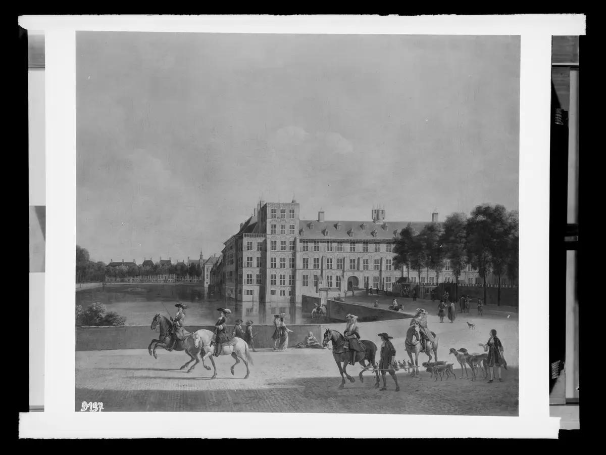Der Binnenhof mit dem Vijver im Haag