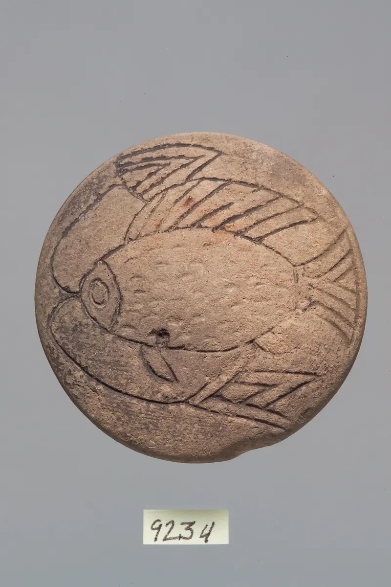 Deckel eines Kohl-Töpfchens