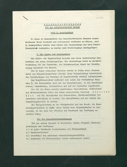 Feuerlöschordnung für das Kunsthistorische Museum, Teil I: Hauptgebäude