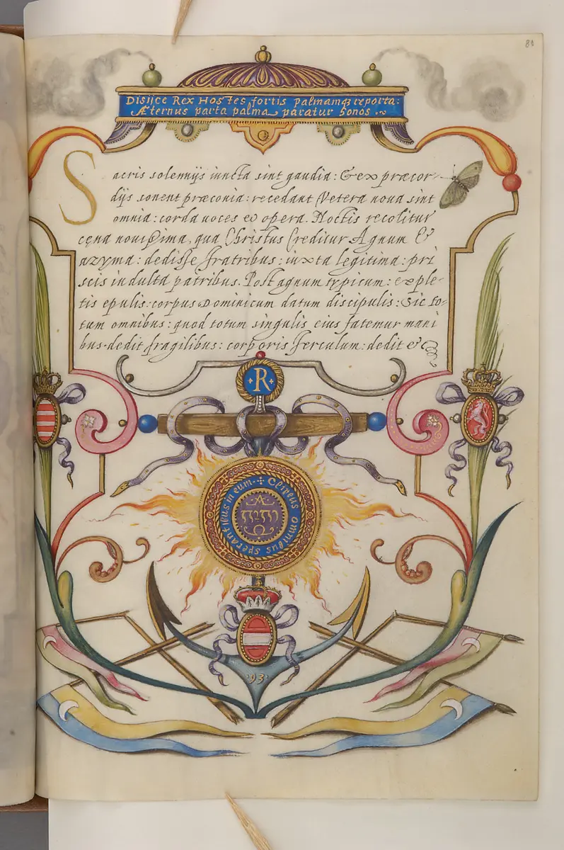 Schriftmusterbuch; 127 Blatt Pergament