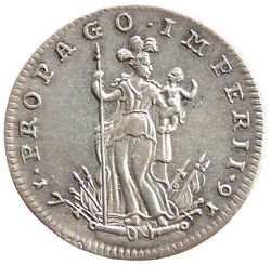 Neapel: Karl VI. auf die Geburt Ezh. Leopold Johann 1716