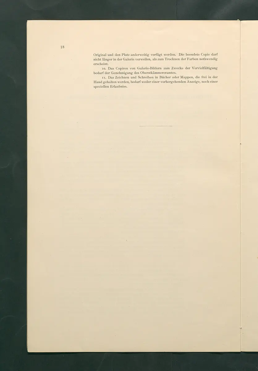 Bestimmungen für den Dienstbetrieb in den kunsthistorischen Sammlungen des Allerhöchsten Kaiserhauses