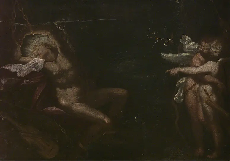 Allegorie (Apoll in den Fesseln Amors)