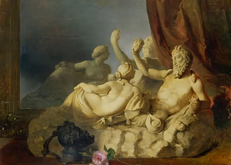 Pan und Nymphe