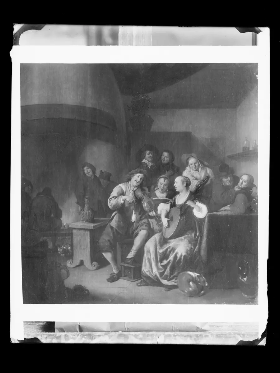 Musizierende Bauerngesellschaft