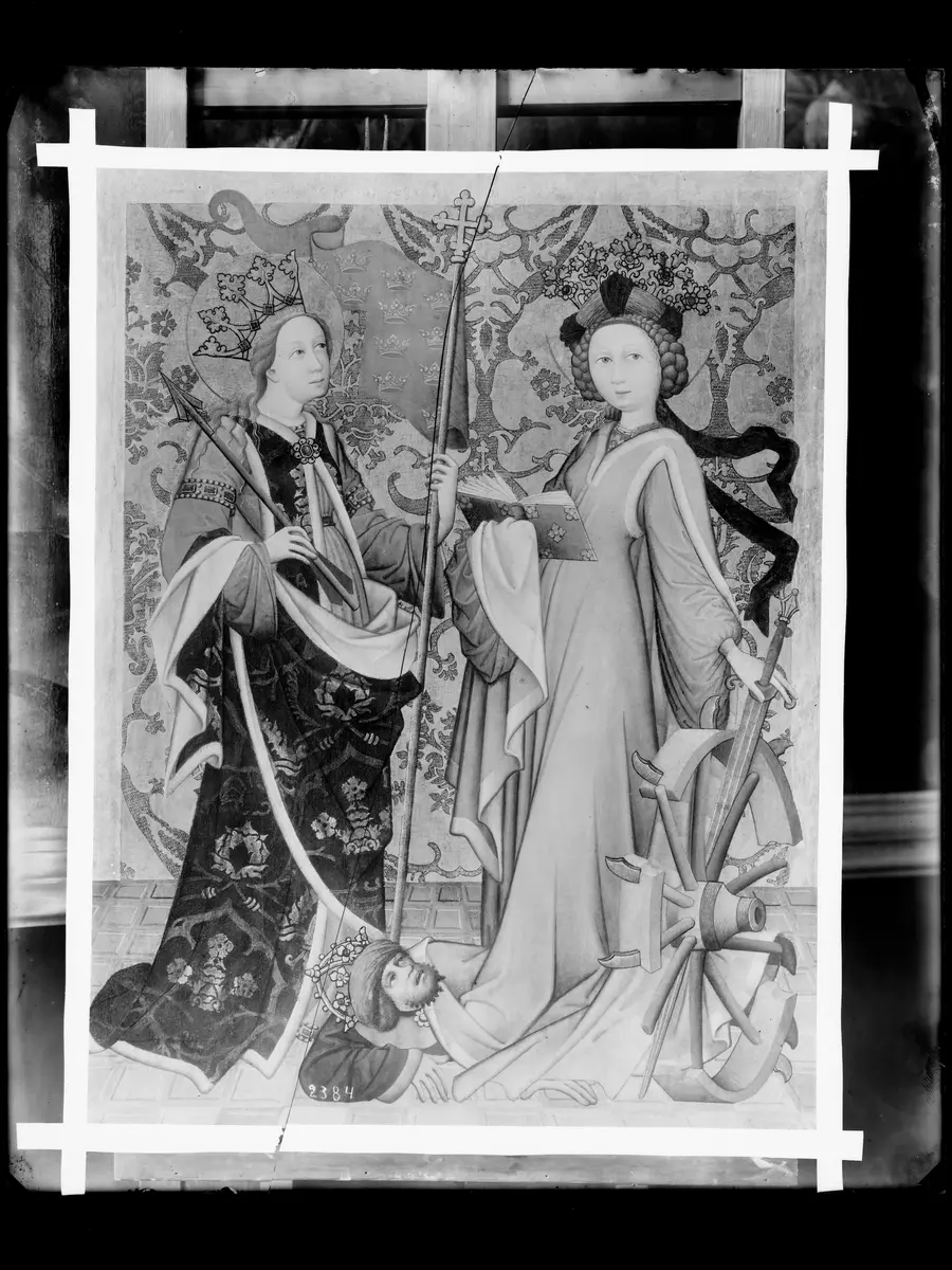 Die hll. Ursula und Katharina