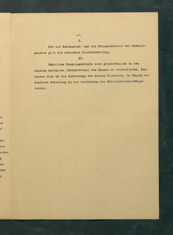 Dienstvorschrift für das Kunsthistorische Museum in Wien