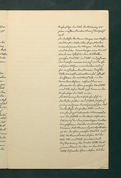 handschriftliche Dienstordnung für Museumsaufseher