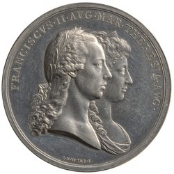 Habsburg: Kaiser Franz II./I. und Maria Theresia Karolina von Bourbon-Neapel (dessen zweite Gemahlin)