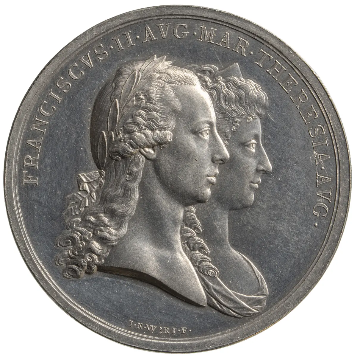 Habsburg: Kaiser Franz II./I. und Maria Theresia Karolina von Bourbon-Neapel (dessen zweite Gemahlin)