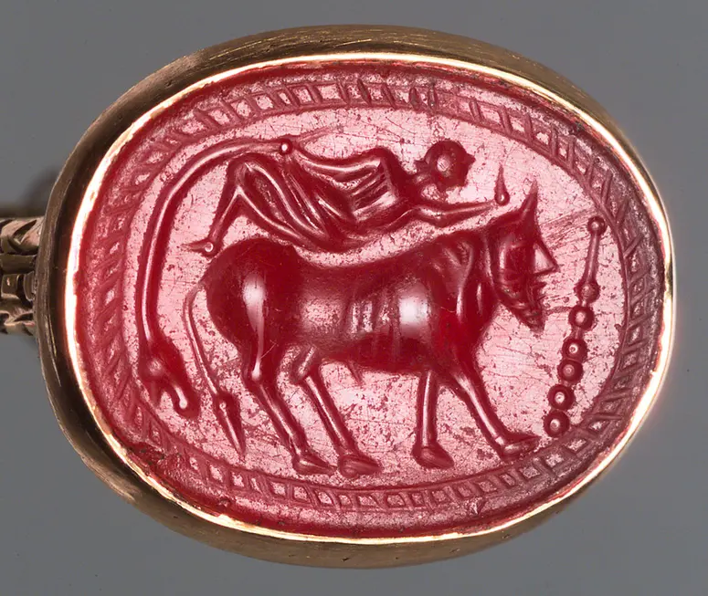 Acheloos und Nymphe