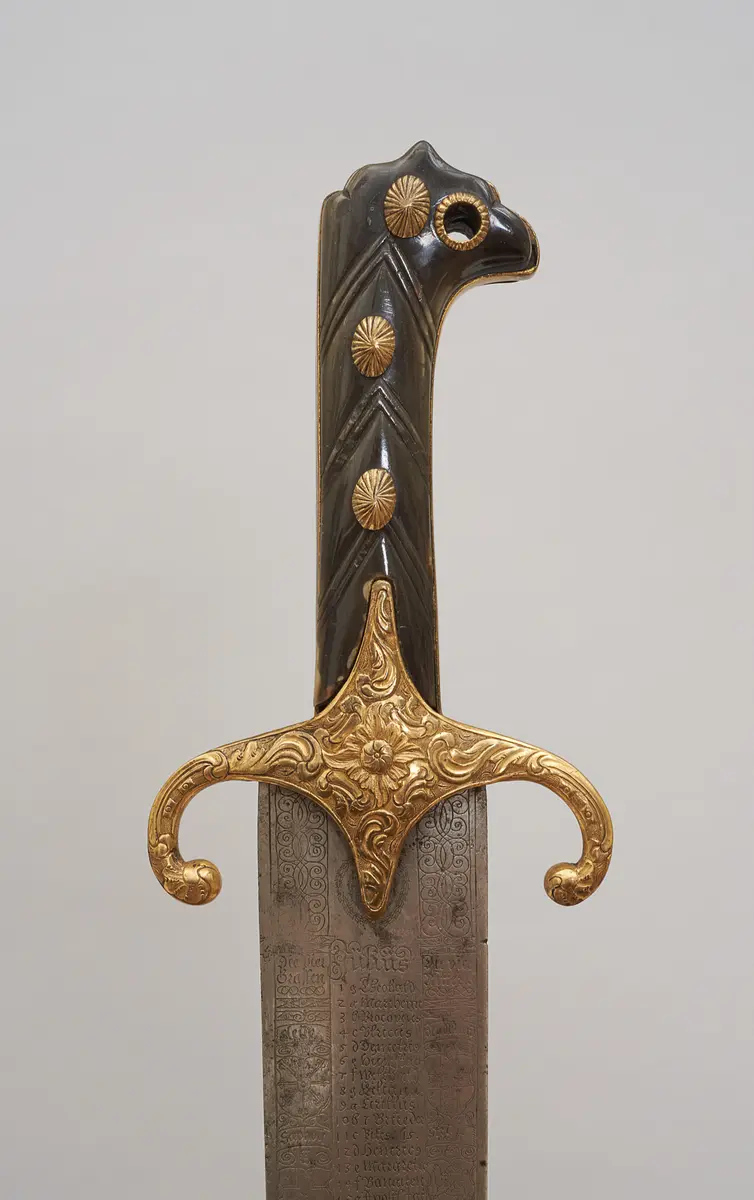 Schwert mit Kalenderklinge