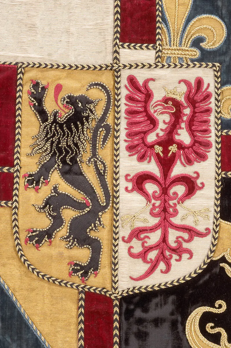 Wappenrock des Ersten Wappenkönigs von Erzherzog Albrecht, Souverän der Niederlande 1598-1621