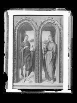 Innenflügel des Johannesaltärchen: Johannes der Täufer