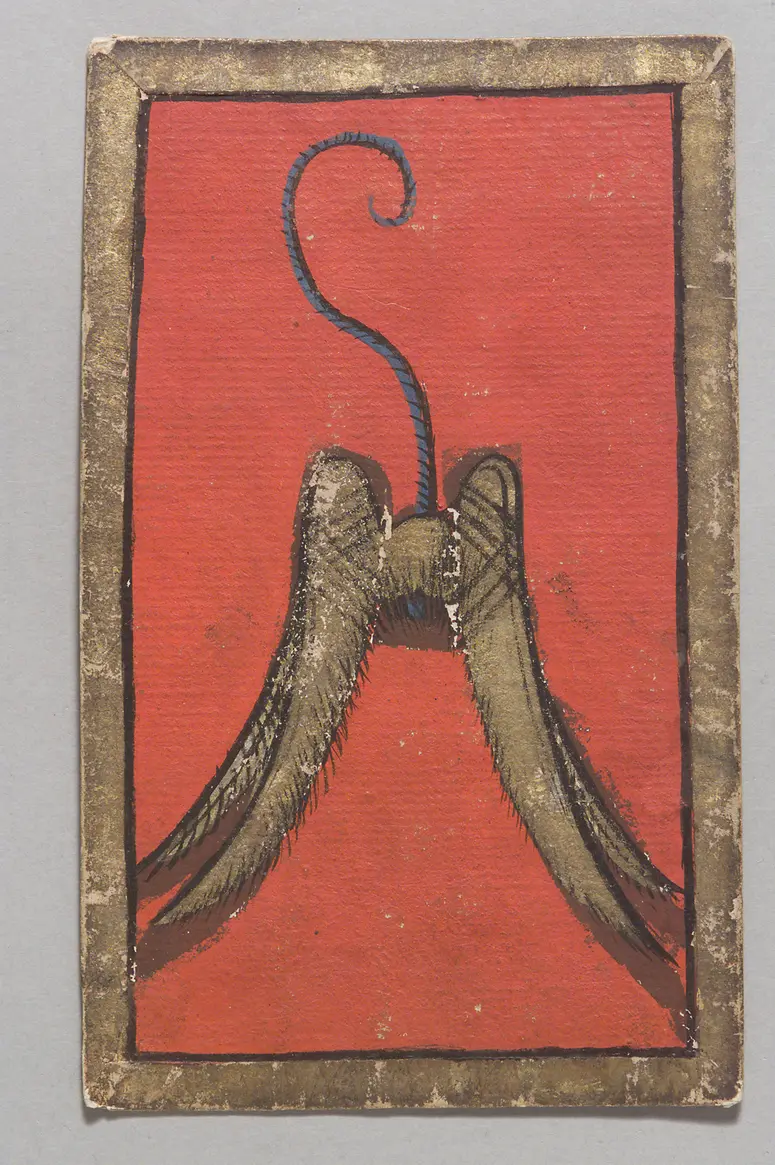 Playing card Falconry Lure Ace (One) from the