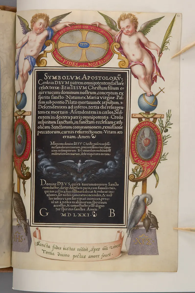 Schriftmusterbuch; 127 Blatt Pergament