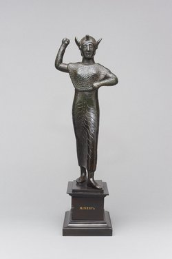 Angreifende Athena (etruskisch: Menerva)
