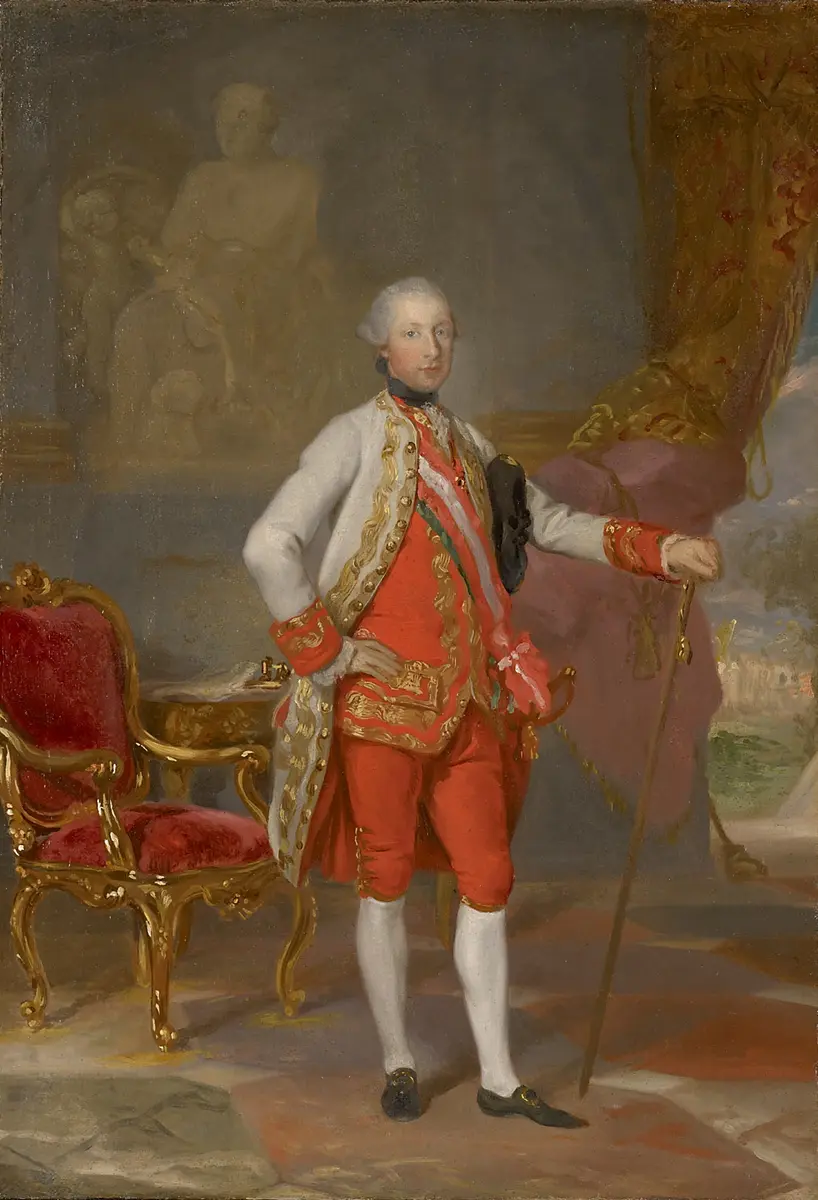 Kaiser Joseph II. ganze Figur