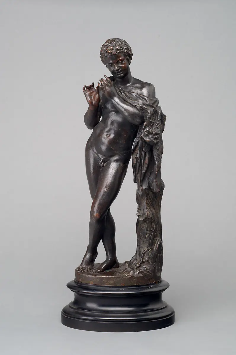 Flöte spielender Satyr (nach der Antike)