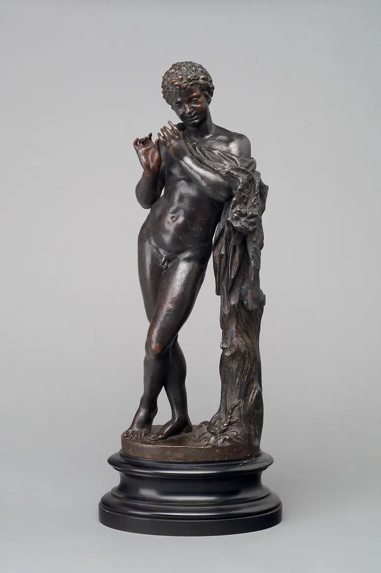 Flöte spielender Satyr (nach der Antike)