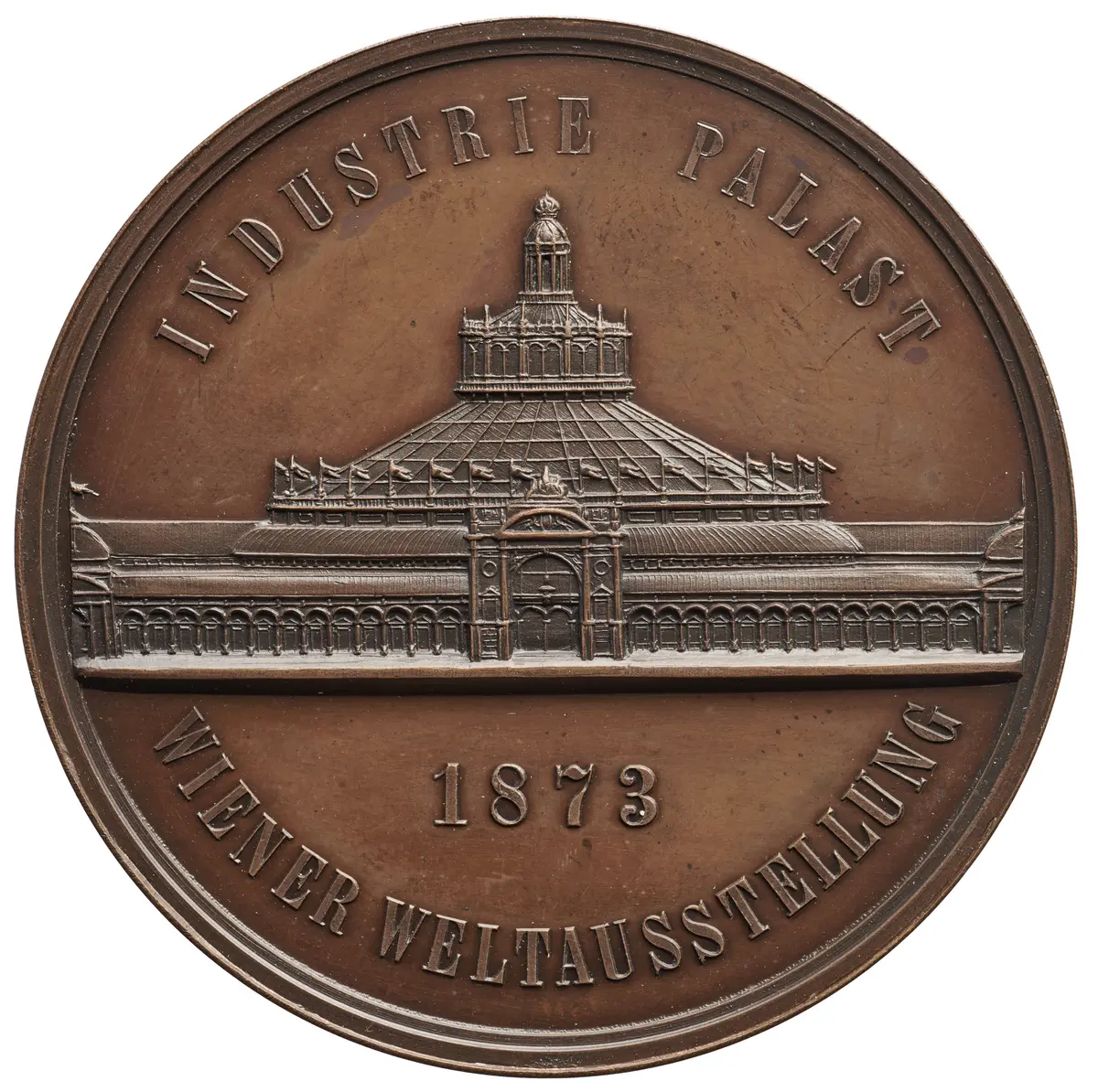 Wien: Medaille zur Erinnerung an die Weltausstellung 1873