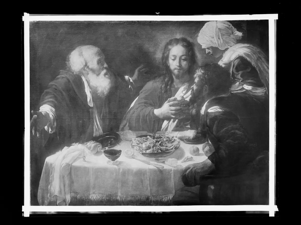Christus und die Jünger in Emmaus