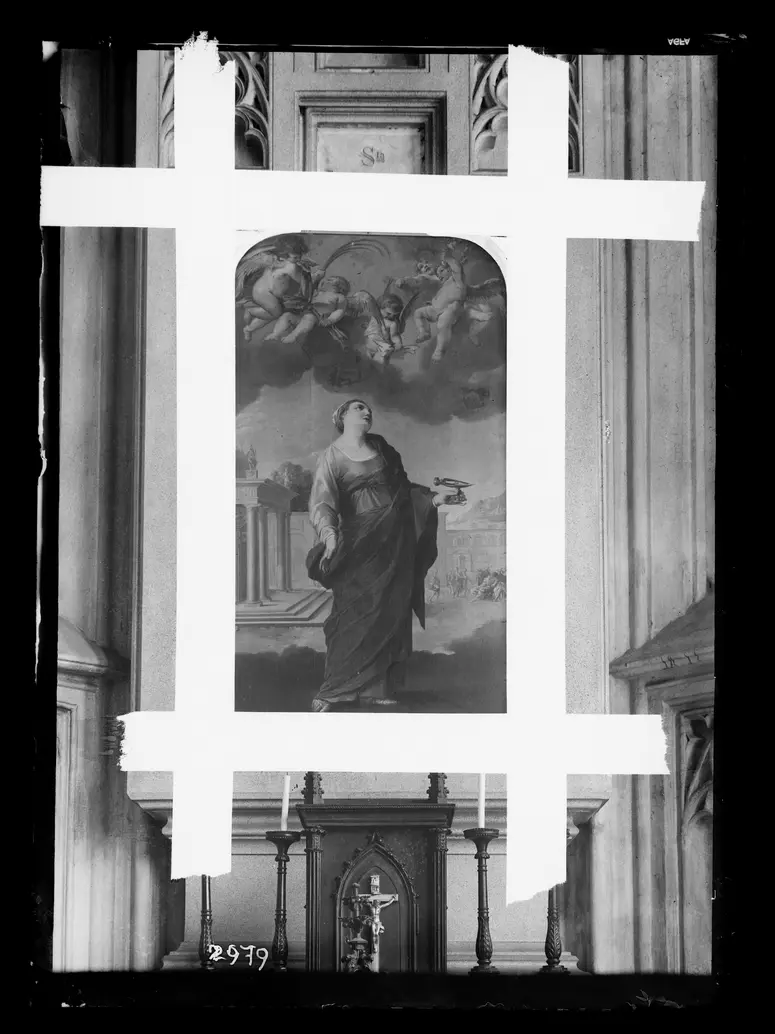 Die hl. Apollonia, Altarbild Augustinerkirche