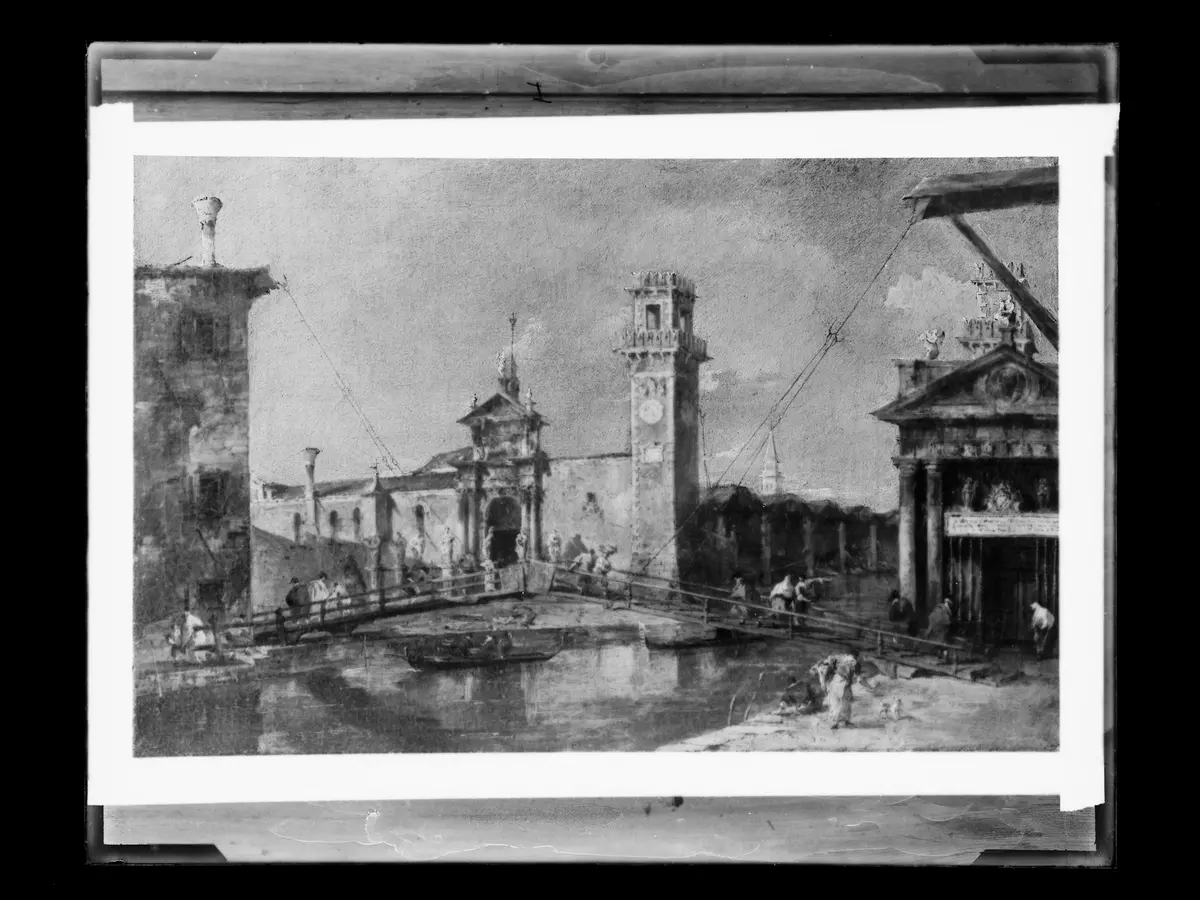 Tor zum Arsenal in Venedig