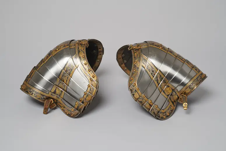 Ein Paar Achseln der Trophäengarnitur