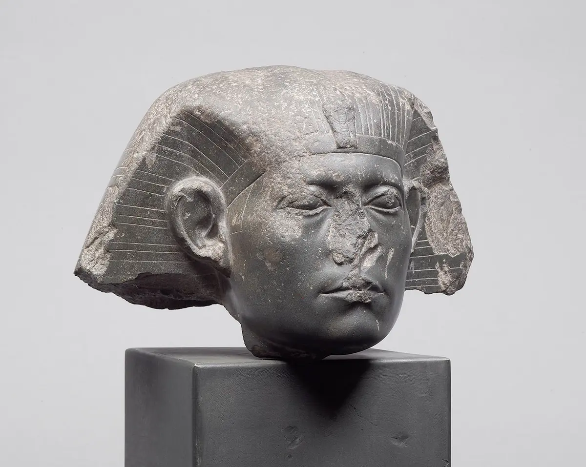 Head from a sphinx of Senwosret III 