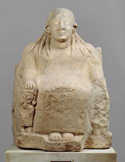 Thronende Göttin (Astarte?)