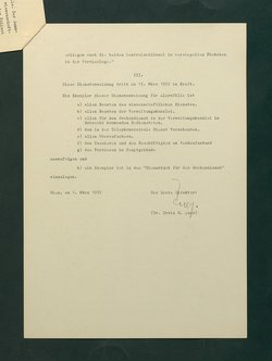 Dienstordnung für Alarmfälle im Hauptgebäude des Kunsthistorischen Museums