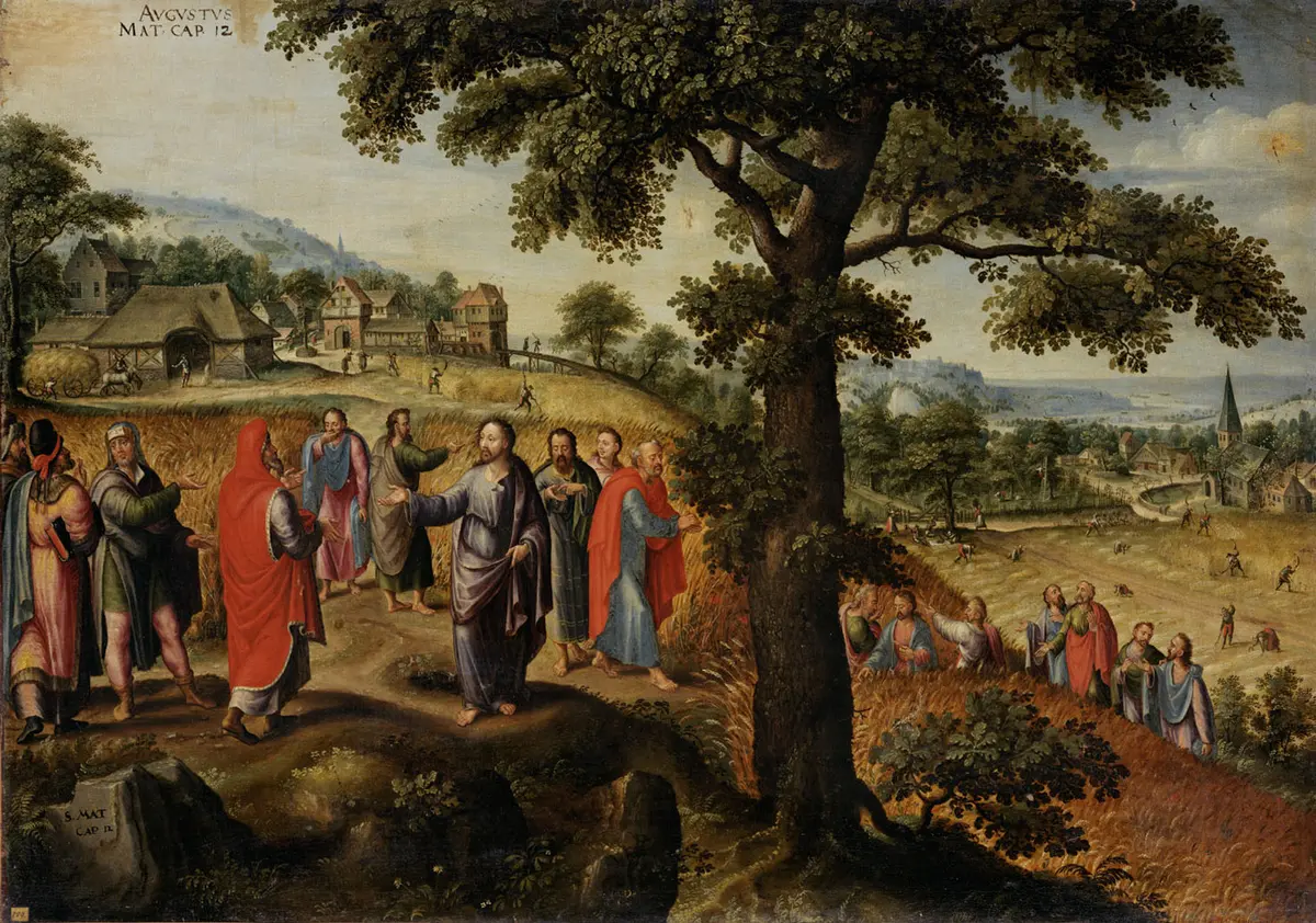 Christus verteidigt das Ährenausraufen am Sabbath (August)