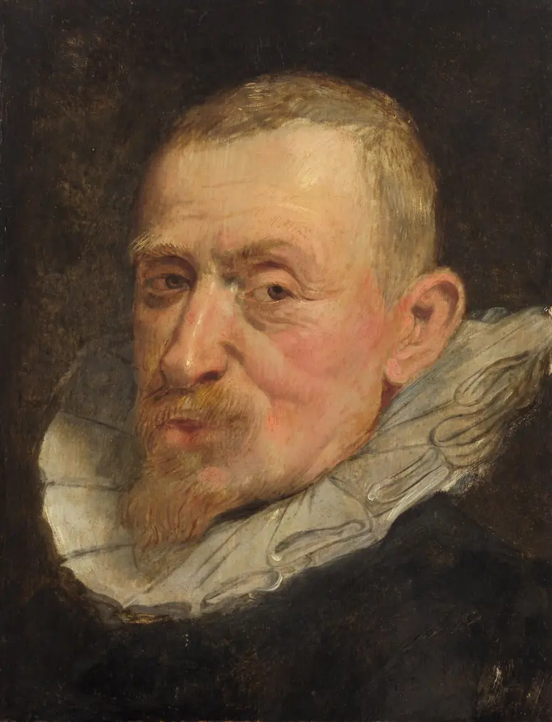 Bildnis eines Mannes mit gefaltetem Kragen