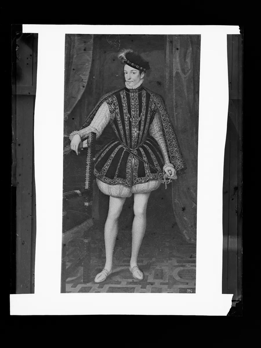 König Karl IX. von Frankreich (1550-1574), ganze Figur