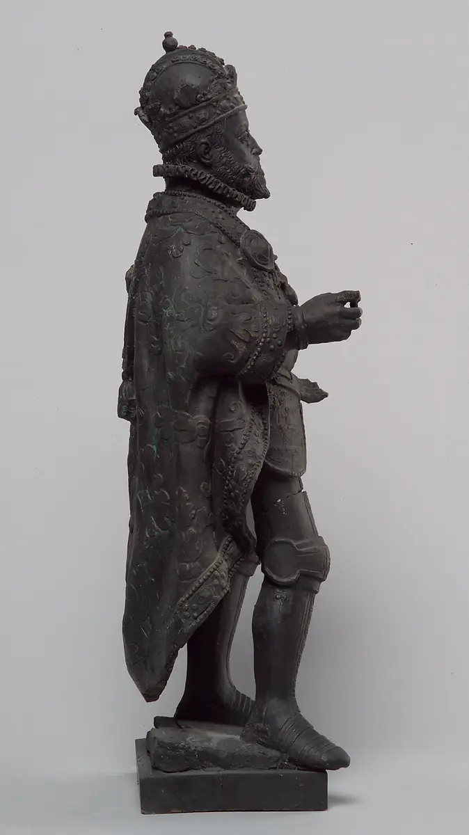 Kaiser Rudolf II., Statue, Statuette, Terracotta
