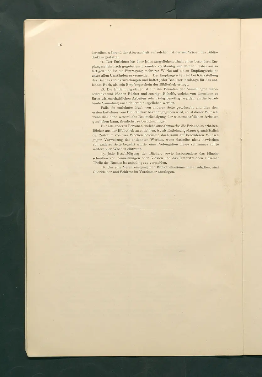 Bestimmungen für den Dienstbetrieb in den kunsthistorischen Sammlungen des Allerhöchsten Kaiserhauses