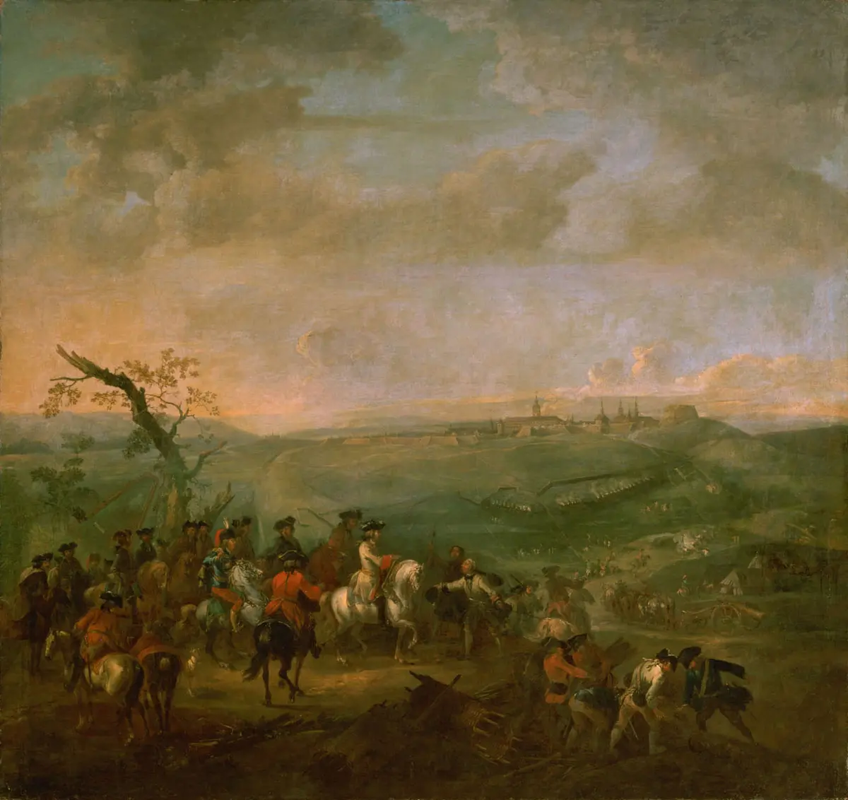Belagerung von Prag durch die österreichische Armee unter dem Oberbefehl des Großherzogs Franz Stephan von Lothringen