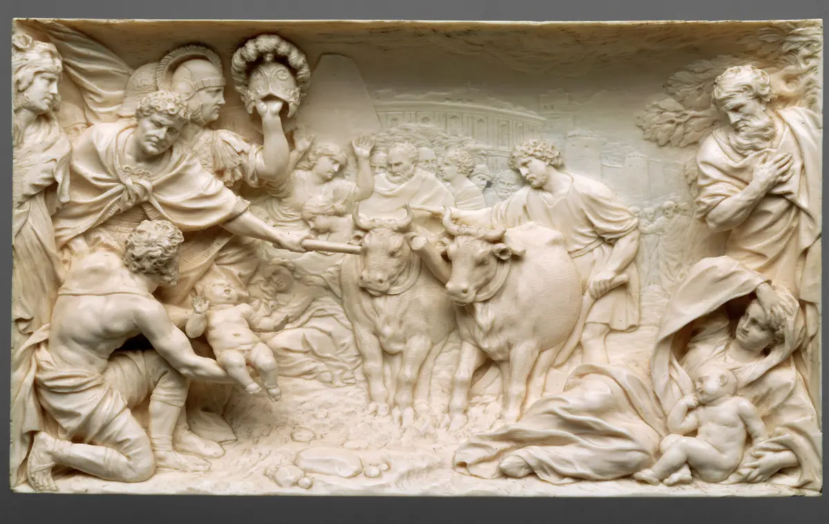 Palamedes überlistet den Odysseus
