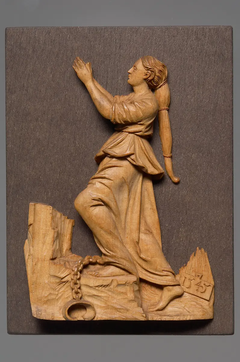 Fries mit den allegorischen Figuren der Musen und Tugenden